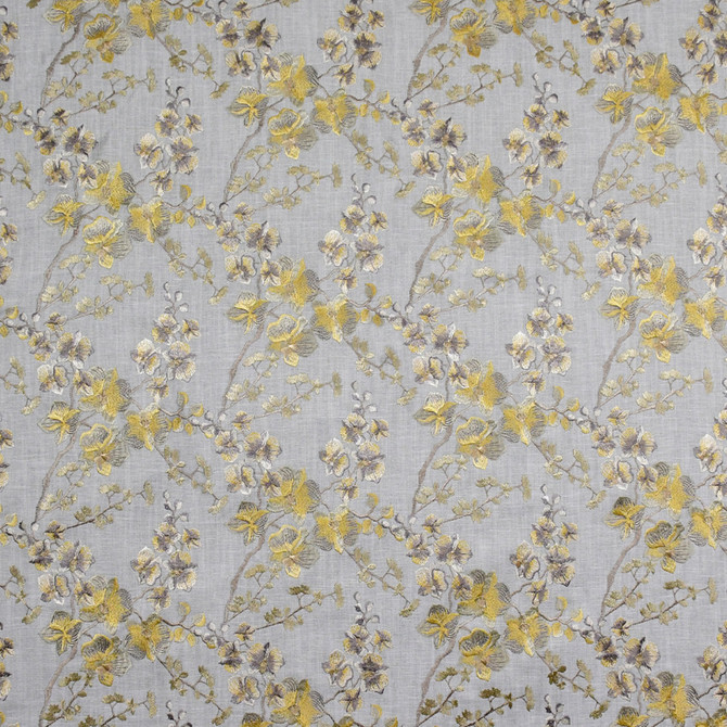 S4907 Oyster by Greenhouse Fabric 75% Cotton, 25% Polyester India Drapery </p><p>Repeat: 17" H, 9.45" V 54" - Fabric Carolina -