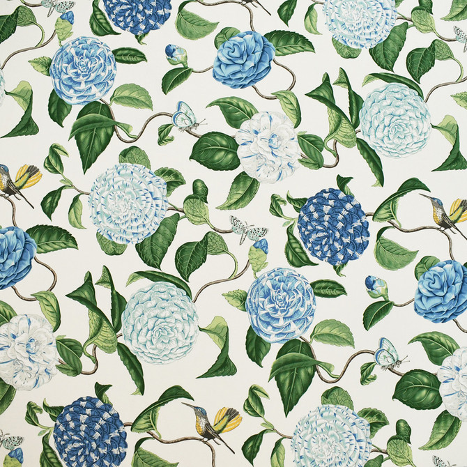 S5754 Zen by Greenhouse Fabric 100% Cotton Peru 25,000 </p><p>Repeat: 13.5" H, 27" V 54" - Fabric Carolina -
