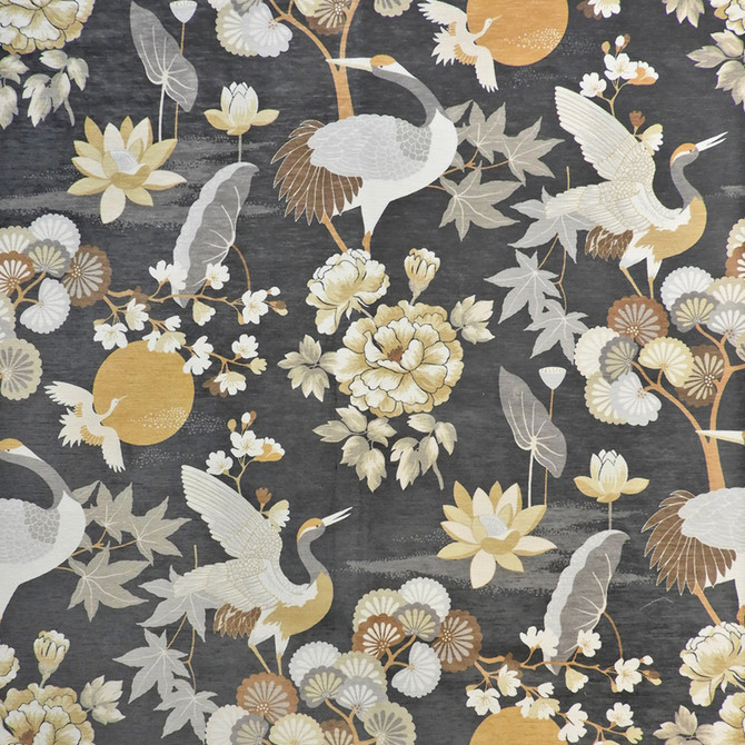 S5306 Noir by Greenhouse Fabric M13: Memos by Color 100% Polyester China 50,000 double rubs </p><p>Repeat: 27.5" H, 28" V 56" - Fabric Carolina -