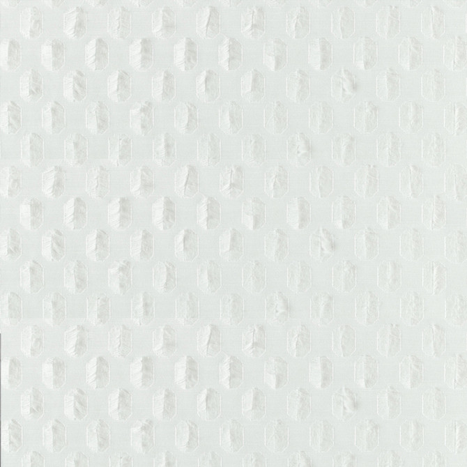 S5142 Optic White by Greenhouse Fabric M11: Memos by Color 69% Polyester, 31% Cotton India DRAPERY double rubs </p><p>Repeat: 1.25" H, 1.75" V 58" - Fabric Carolina -