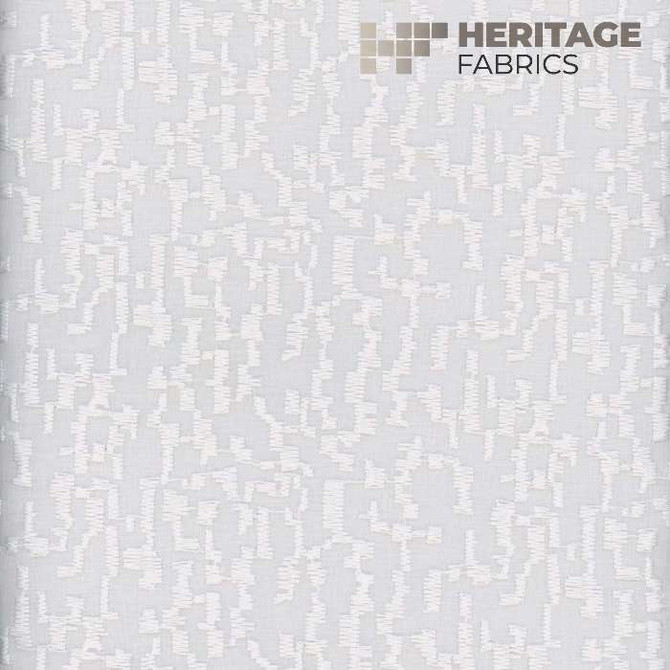 Palermo Winter White by Heritage Fabric - 100% Polyester Turkey Horizontal: 5.75" and Vertical: 3.25" 54" - Fabric Carolina -