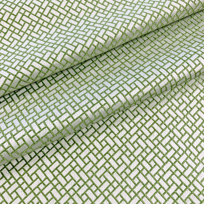 Trento Green by Magnolia Fabric - 100 Poly India 24000 Horizontal: 1.13 and Vertical: 1.2 54 - Fabric Carolina -