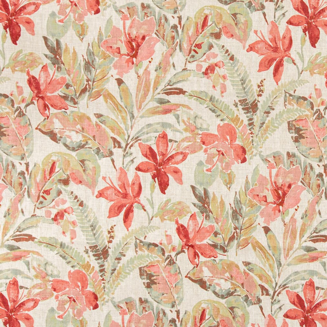 D3310 Punch by Charlotte Fabric Linen Prints 91% Polyester, 9% Linen Asia Exceeds 100,000 Wyzenbeek Rubs (Heavy Duty) </p><p>Repeat: Horizontal 28" x Vertical 27.5" 54 Inches - Fabric Carolina -