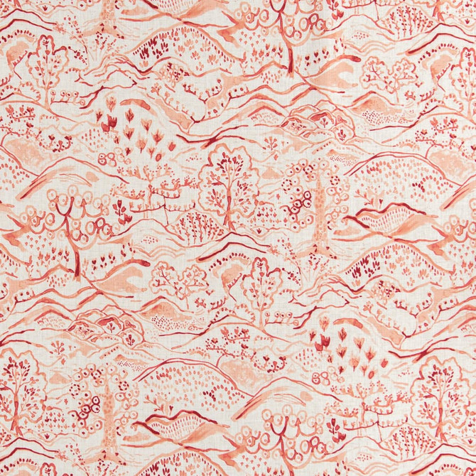 D3333 Peach by Charlotte Fabric Linen Prints 95% Polyester, 5% Linen Asia Exceeds 100,000 Wyzenbeek Rubs (Heavy Duty) </p><p>Repeat: Horizontal 28" x Vertical 27.5" 54 Inches - Fabric Carolina -