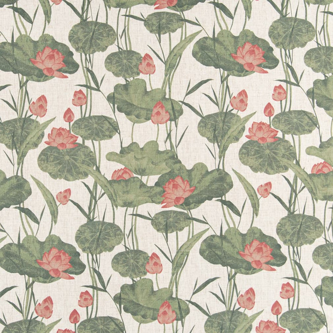 D3346 Blush by Charlotte Fabric Linen Prints 91% Polyester, 9% Linen Asia Exceeds 100,000 Wyzenbeek Rubs (Heavy Duty) </p><p>Repeat: Horizontal 18" x Vertical 18" 54 Inches - Fabric Carolina -