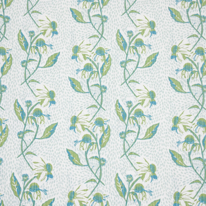 Miller 1 Aqua by Aoc Fabric Aoc Fabric Miller 1 AquaFabric THE ART OF COLOR HERITAGE II 100%COT USA </p><p>Repeat: H: 9.000, V: 6.375 54 in - Fabric Carolina -