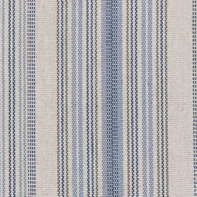 Ruby 2 Wedgewood by Stout Fabric JUST STRIPES BLUE/SPRING 56%POL 44%COT USA Horizontal: 0.000 and Vertical: 10.500 54 in - Fabric Carolina -