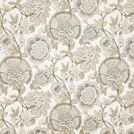 Opal Way Vintage by Carole Fabric Dawn & Dusk 100% Cotton-SSR Pakistan  25 1/4" V, 13 1/2" H HD 54"  - Fabric Carolina -