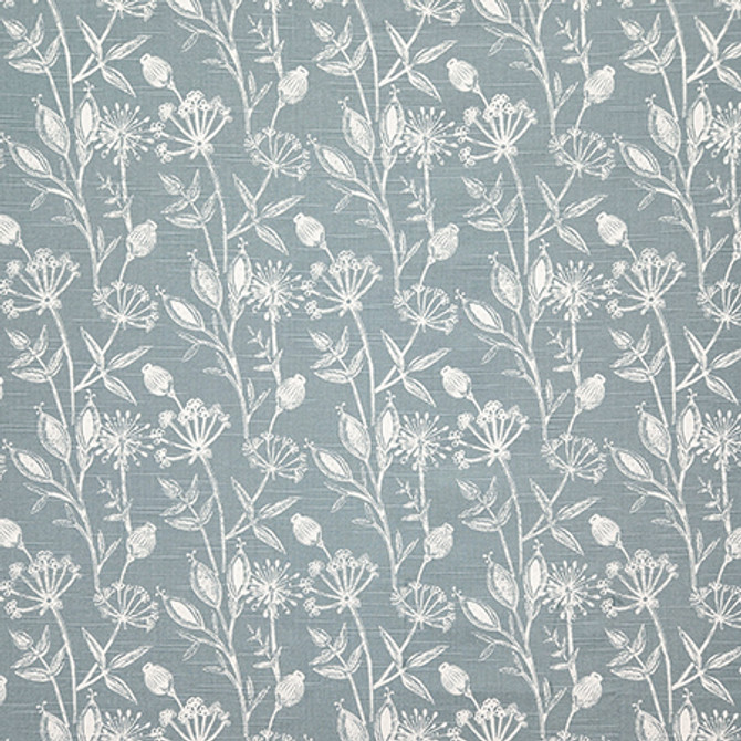 Takes All Kinds Shy Blue by Carole Fabric Dewdrop 100% Cotton Pakistan 30,000 WYZENBEEK DOUBLE RUBS 13 1/2" V, 13 1/4" H 54"  - Fabric Carolina -