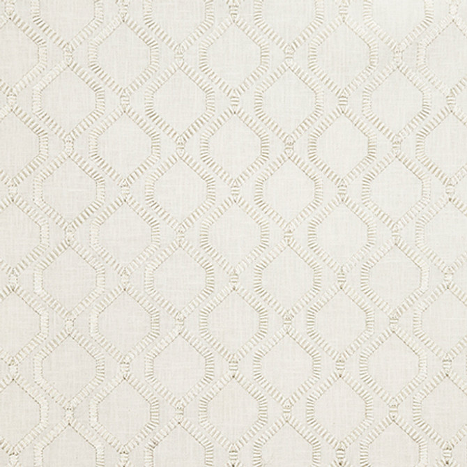 Be Connected Cloud by Carole Fabric Earth & Stone Base: 70% Polyester, 30% Cotton. Embr: 100% Polyester India 20,000 WYZENBEEK DOUBLE RUBS 3" V, 3 3/4" H 54"  - Fabric Carolina -