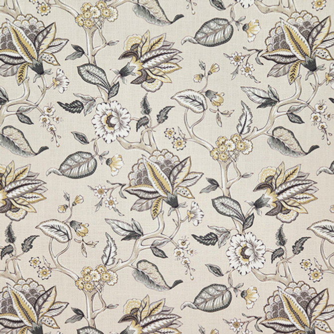Our Tradition Linen by Carole Fabric Earth & Stone 100% Cotton India 10,000 WYZENBEEK DOUBLE RUBS 27" V, 13 1/2" H HD 54"  - Fabric Carolina -