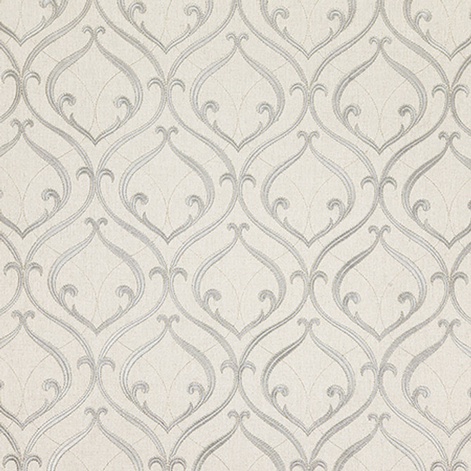 Suspense Builder Silver by Carole Fabric Earth & Stone 50% Polyester, 40% Cotton, 10% Linen China N/A 11 1/2" V, 8 1/2" H 52.5"  - Fabric Carolina -