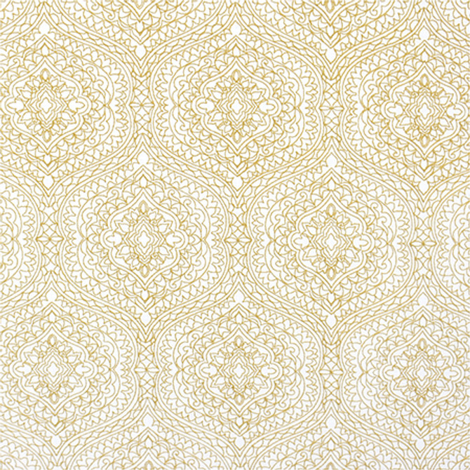 Great Love Wheat by Carole Fabric Moonstone 80% Cotton, 20% Polyester India  12 1/2" V, 8 7/8" H 51.5"  - Fabric Carolina -