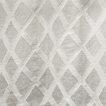 Diamond Way Silver by Carole Fabric Perfect Balance 73% Linen, 13% Viscose, 13% Polyester, 1% Polyamide Turkey N/A 7 5/8" V, 9 1/2" H 57"  - Fabric Carolina -