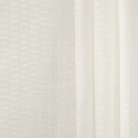 Step Over Ivory by Carole Fabric Perfect Balance 58% Linen, 42% Polyester India  3/4" V, 2 1/2" H 54.25"  - Fabric Carolina -