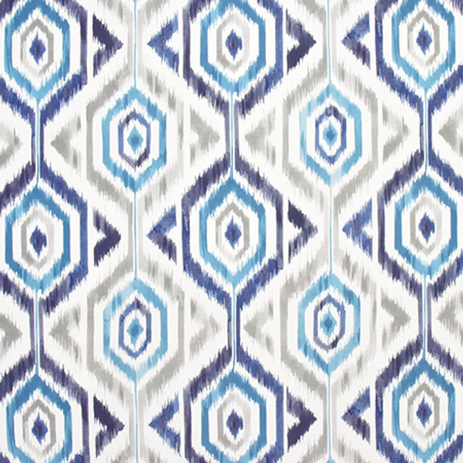 Missed Connections Ocean by Carole Fabric Prisma 100% Cotton SPAIN  27" V, 27" H HD 54"  - Fabric Carolina -