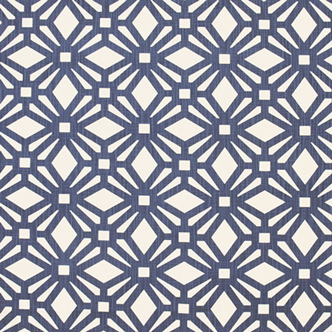 Of All Time Denim by Carole Fabric Prisma 54% Cotton, 46% Polyester CHINA  6 1/4" V, 6 3/4"H 54"  - Fabric Carolina -