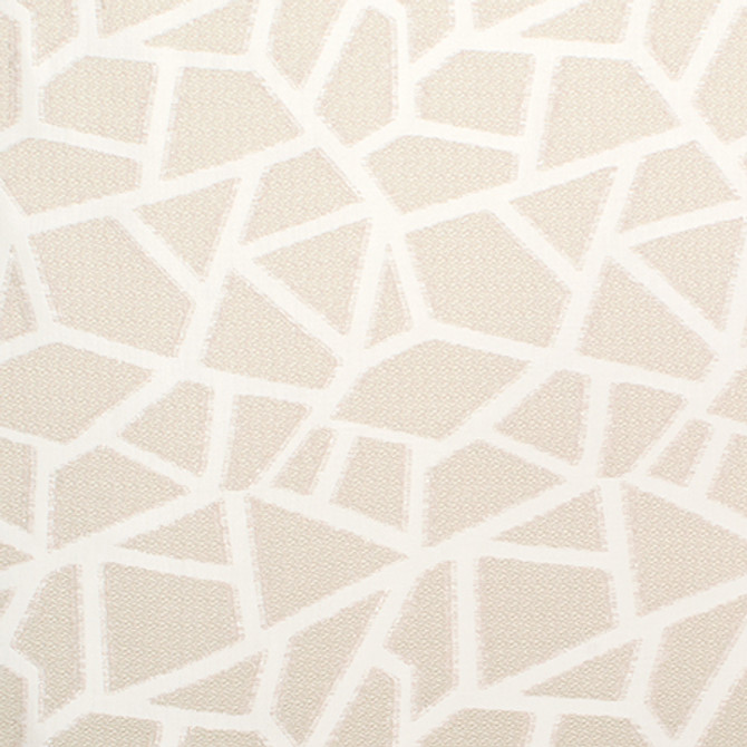 All Angles Bisque by Carole Fabric Radiance 100% Polyester Turkey N/A 18" V, 10" H 58"  - Fabric Carolina -