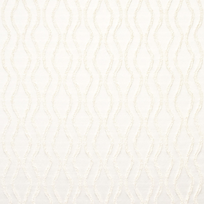 Walk Together Off White by Carole Fabric Radiance 100% Polyester India N/A 4 3/4" V, 4 1/2" H 54"  - Fabric Carolina -