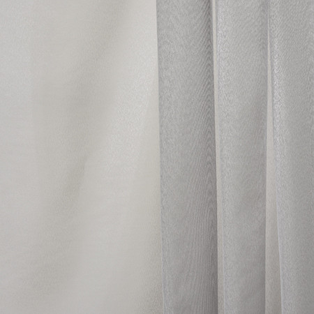 Holding On Pewter by Carole Fabric Sheer Basics III 100% Polyester Turkey  None 130"  - Fabric Carolina -