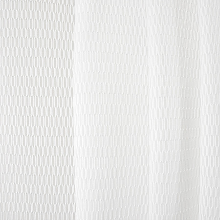 Lets Connect White by Carole Fabric Sheer Luxury 100% Polyester FRANCE N/A 3/8" V, 1 1/8" H 112"  - Fabric Carolina -