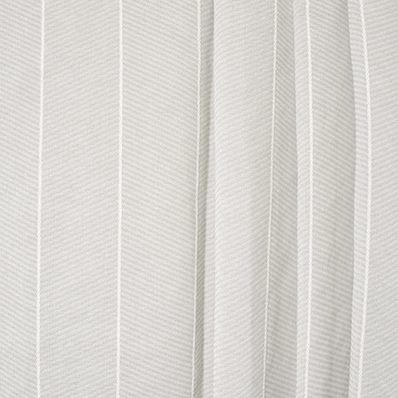 Near Miss Fog by Carole Fabric Sheer Luxury 100% Polyester TURKEY  6 3/4" V, 2 1/4" H 118"  - Fabric Carolina -