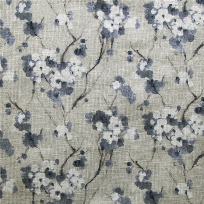 Bugiri River  by Kasmir Fabric 1477 85% Cotton 15% Linen  INDIA  </p><p>Repeat: Horizontal: 27 2/8 inches and Vertical: 12 5/8 inches 55  - Fabric Carolina -