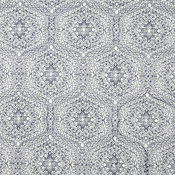 PORTO 846 MARINE by Maxwell Fabric COLOR THEORY-VOL.VI ODYSSEY 80% POLYESTER/20% COTTON INDIA  V-12.5"H-8.75" 54"  - Fabric Carolina -