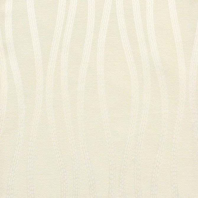 STRINGS 235 STRAND by Maxwell Fabric COLOR THEORY-VOL.VI ALABASTER 100% POLYESTER INDIA  V-13"H-9" 54.7"  - Fabric Carolina -