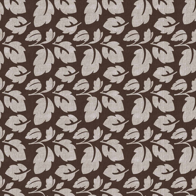 French Leaf Chocolat by RM CoCo Fabric ColorWorks Spring 2022 RM Studio See Sample 0 Horizontal: 27 and Vertical: 27 0 - Fabric Carolina -