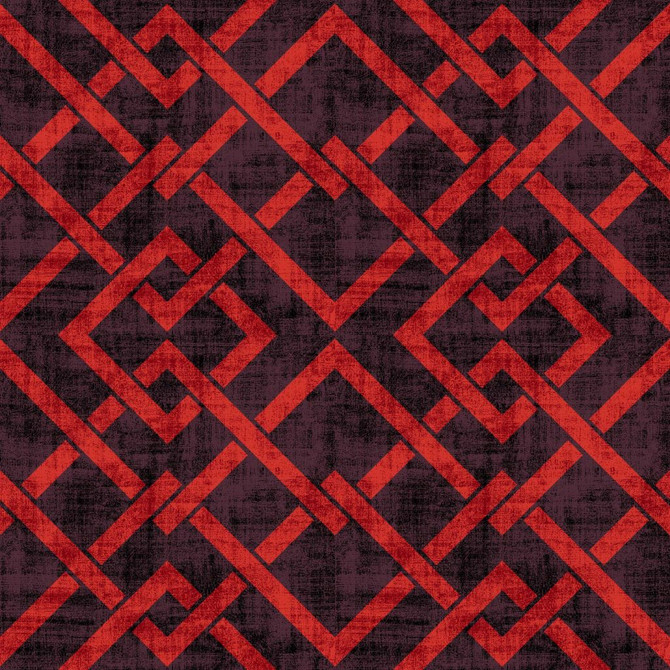 Frescato Trellis Reversal Purple Flame by RM CoCo Fabric