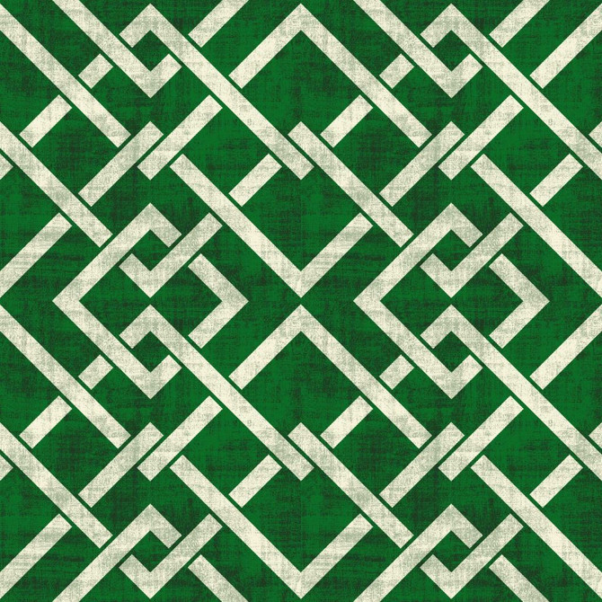 Frescato Trellis Reversal Emerald by RM CoCo Fabric