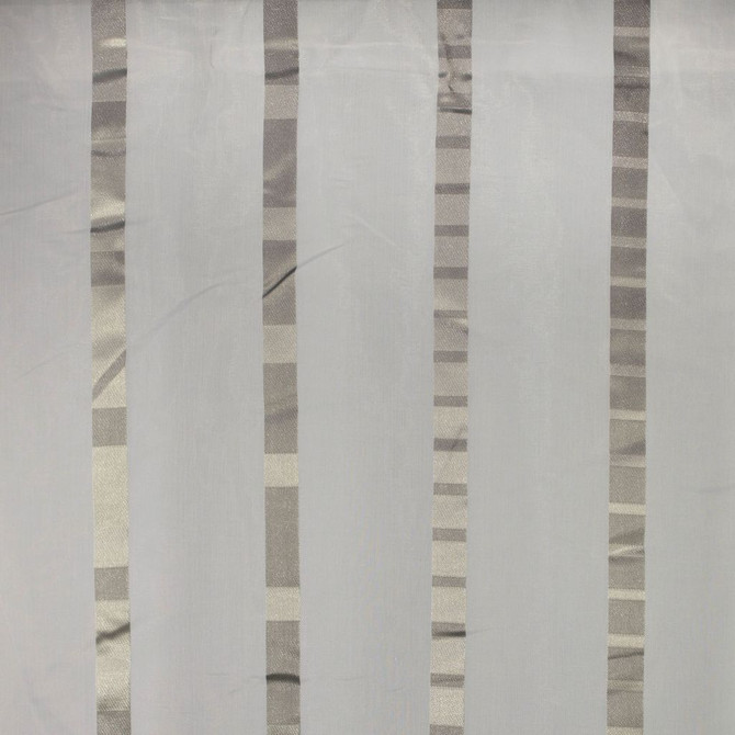 Intermittent Stripe Platinum by RM CoCo Fabric Window Dressing II 100% Polyester FR See Sample 0 Horizontal: 13 and Vertical: 2.25 118 - Fabric Carolina -