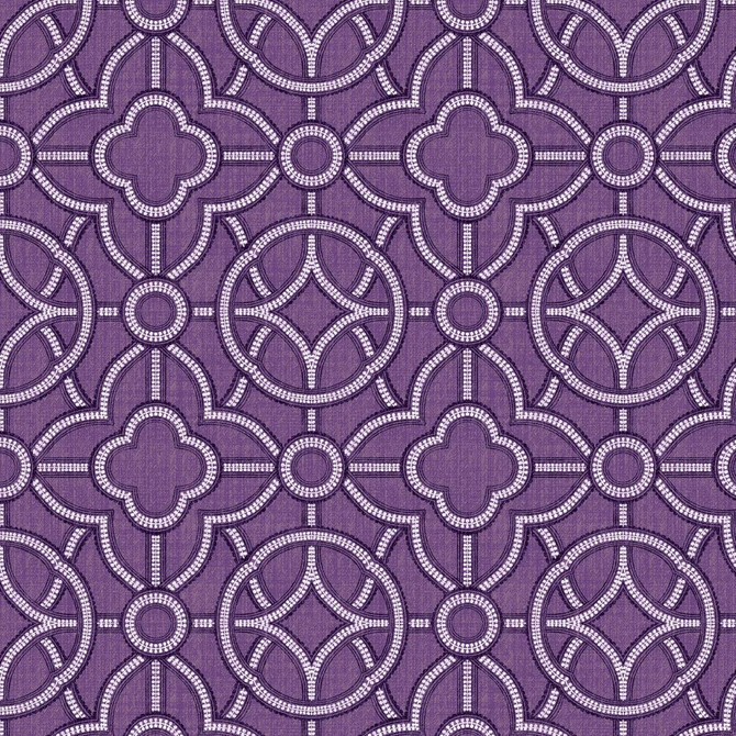 Roundabout African Violet by RM CoCo Fabric