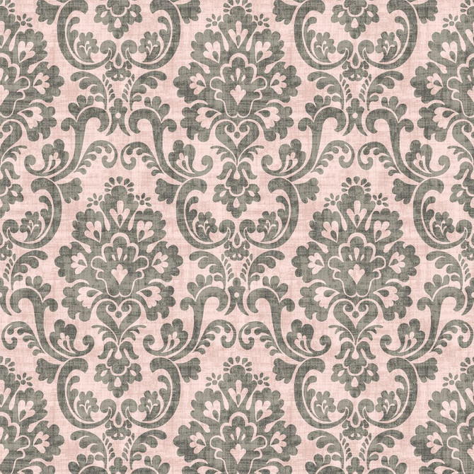 Frescato Damask Pink Flannel by RM CoCo Fabric