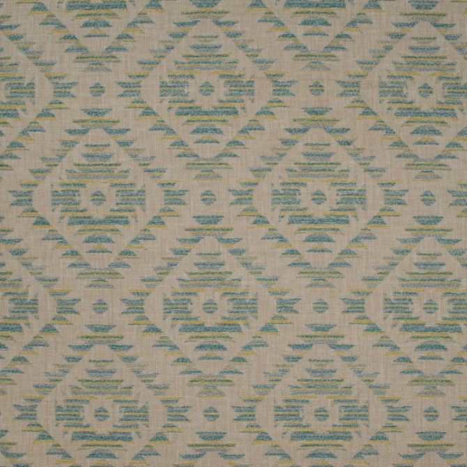 Aztec Geneva Juniper by Europatex Fabric Aztec 100% Polyester 6.85" H, 6.75" V 54.00 inches - Fabric Carolina -