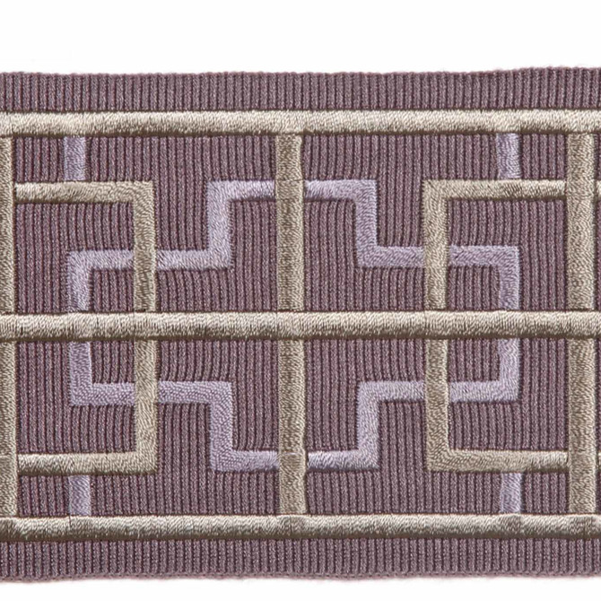 Kiel Lilac by Europatex Fabric Tapes Galore 100% Polyester 3.50" 3.05 inches - Fabric Carolina -