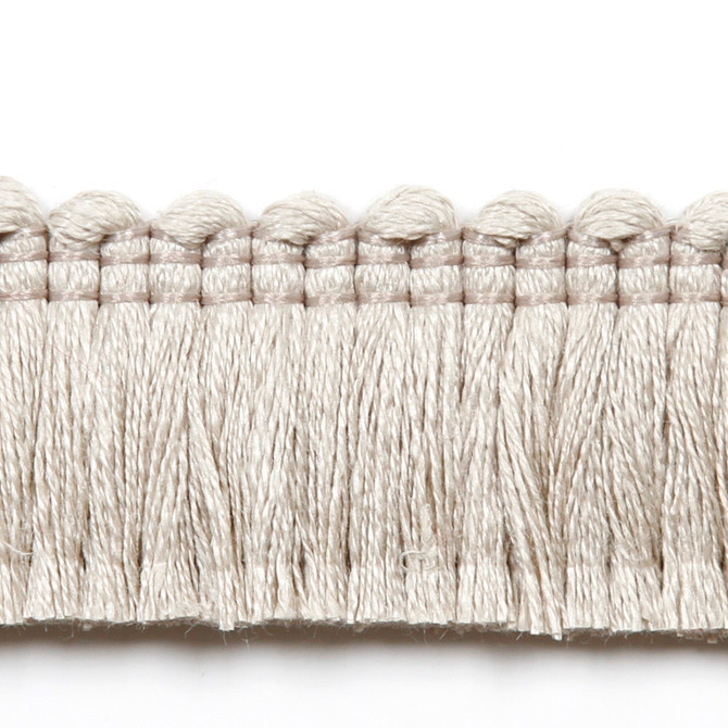 Legacy Brushed Fringe Stone by Europatex Fabric Legacy 97% Linen, 3% Polyester 1.20 inches - Fabric Carolina -