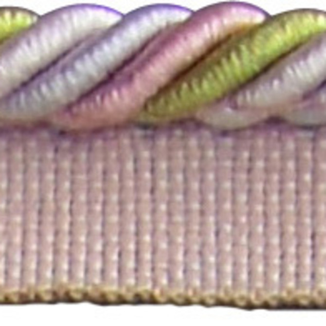 Nayla Blush by Europatex Fabric Hoopla 100% Polyester 0.25 inches - Fabric Carolina -