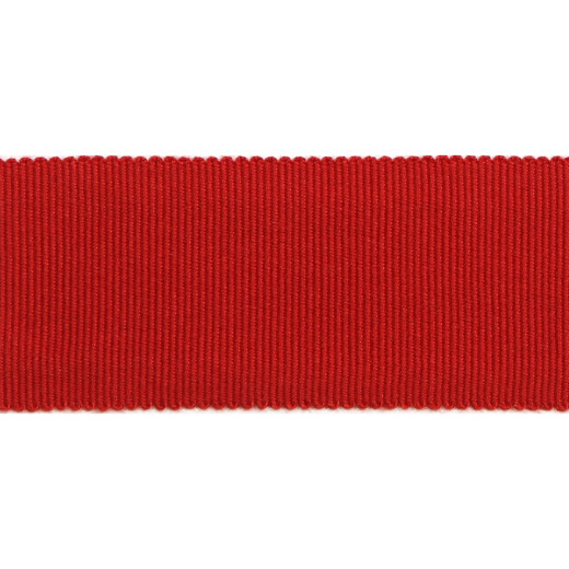 Versailles 1.5" Grosgrain Ribbon - Red by Europatex Fabric Versailles 100% Rayon China See Sample Horizontal: N/A and Vertical: N/A 1.50 inches  - Fabric Carolina -
