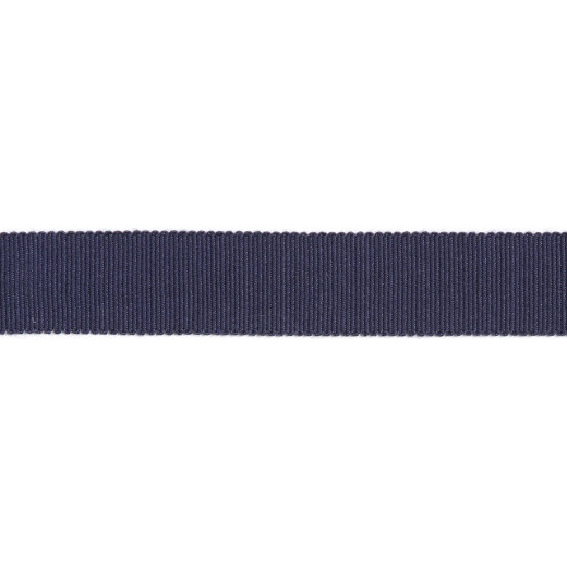 Versailles 7/8" Grosgrain Ribbon - Indigo by Europatex Fabric Versailles 100% Rayon China See Sample Horizontal: N/A and Vertical: N/A 0.88 inches  - Fabric Carolina -