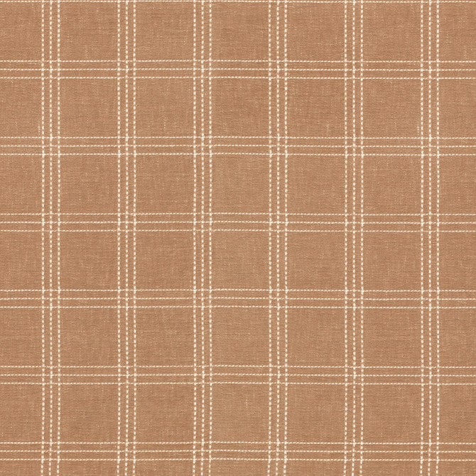 Catalina Check Clay 470615 by PKL Studio Fabric - 83% polyester, 17% cotton India 51000 Horizontal: 2.25 and Vertical: 2 55 - Fabric Carolina -