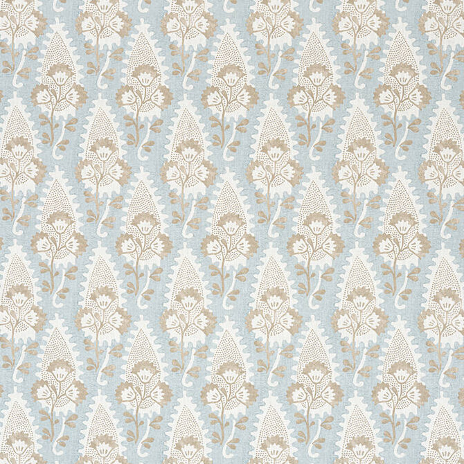 Cornwall Spa Blue AF15123 by Anna French Fabric Anna French Fabric Cornwall Spa Blue AF15123Fabric Antilles Fabric Book 100% Linen UNITED KINGDOM </p><p>Repeat: V: 8.5 54 - Fabric Carolina -
