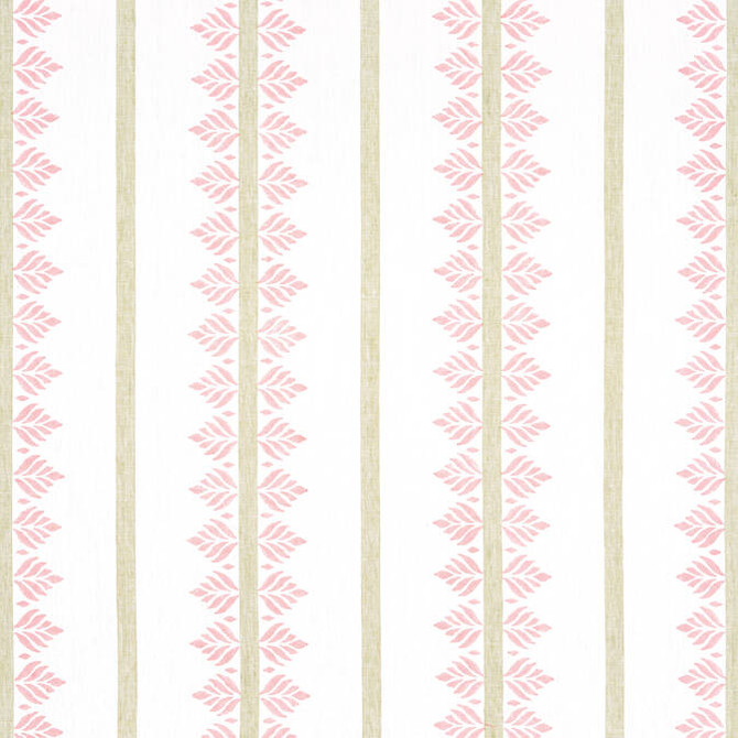 Fern Stripe Blush AF15100 by Anna French Fabric Anna French Fabric Fern Stripe Blush AF15100Fabric Antilles Fabric Book 100% Linen INDIA </p><p>Repeat: V: 7.5 54 - Fabric Carolina -