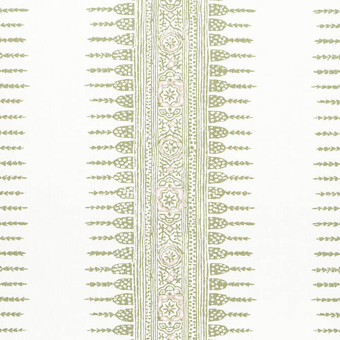 Javanese Stripe Green and White AF15136 by Anna French Fabric Anna French Fabric Javanese Stripe Green and White AF15136Fabric Antilles Fabric Book 60% Linen, 30% Cot, 10% Nylon THAILAND </p><p>Repeat: V: 16.5 54 - Fabric Carolina -