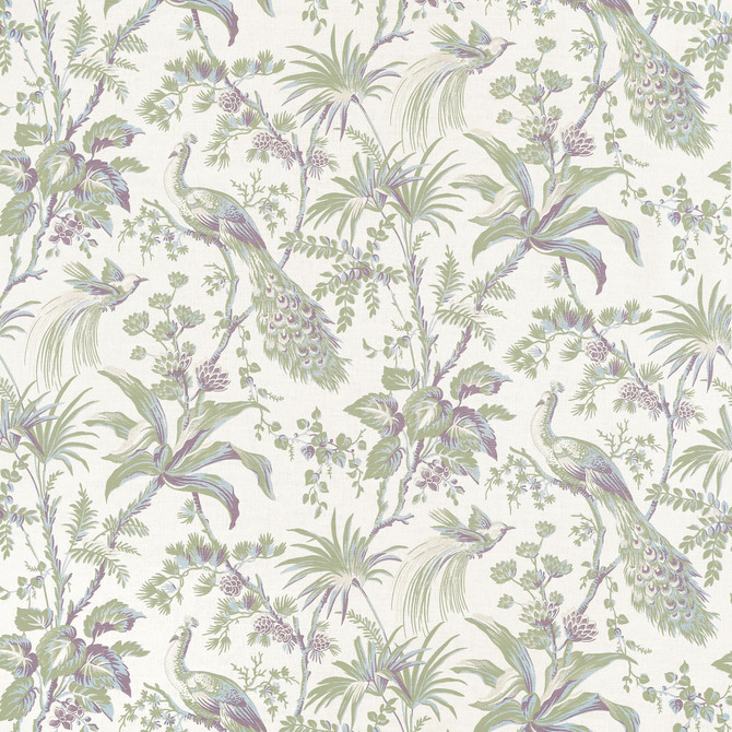 Peacock Toile Green and Plum AF57829 by Anna French Fabric Anna French Fabric Peacock Toile Green and Plum AF57829Fabric Bristol </p><p>Repeat: V: 35.50" (90.17 cm) 54.00" (137.16 cm) - Fabric Carolina -
