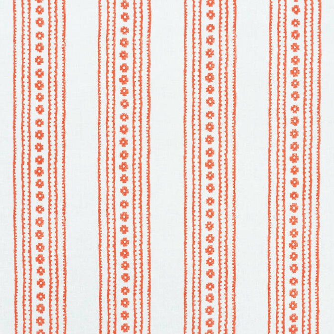 New Haven Stripe Coral F910606 by Thibaut Fabric Thibaut Fabric New Haven Stripe Coral F910606Fabric Ceylon Fabric 55% Linen, 45% Cotton INDIA </p><p>Repeat: V: 6.75 54 - Fabric Carolina -