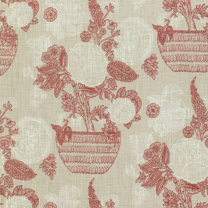 Tullamore Red and Cream F972590 by Thibaut Fabric Thibaut Fabric Tullamore Red and Cream F972590Fabric Chestnut Hill Fabric 100% Cotton Muslin U.S.A. </p><p>Repeat: V: 25 54 - Fabric Carolina -