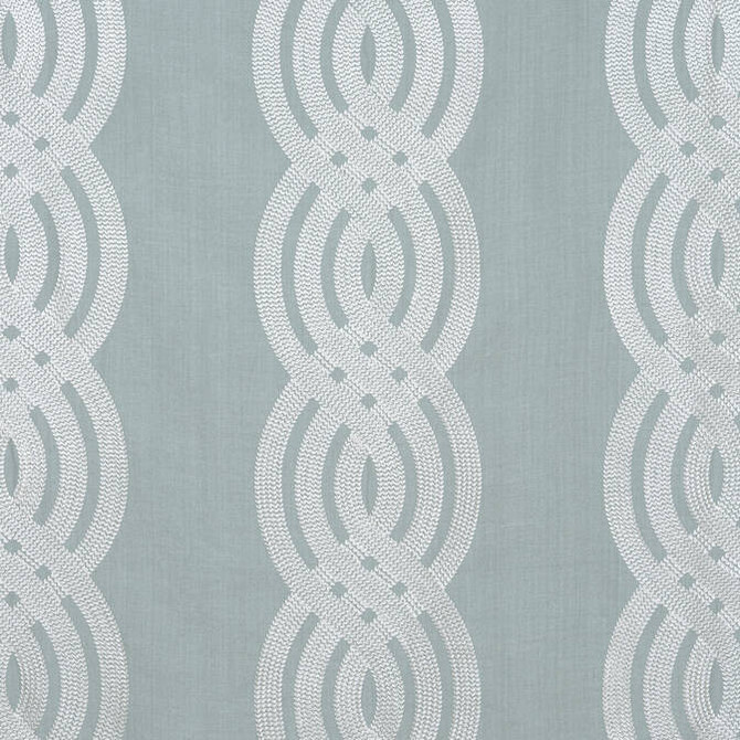 Braid Embroidery Robin's Egg W710805 by Thibaut Fabric Thibaut Fabric Braid Embroidery Robin's Egg W710805Fabric Heritage Fabric Book 60% Linen, 35% Viscose, 5% Poly INDIA </p><p>Repeat: V: 7.5 54 - Fabric Carolina -
