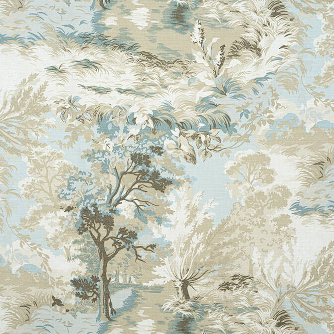 Lincoln Toile Beige and Spa Blue F910865 by Thibaut Fabric Thibaut Fabric Lincoln Toile Beige and Spa Blue F910865Fabric Heritage Fabric Book 52% Linen, 48% Cotton UNITED KINGDOM </p><p>Repeat: V: 28.75 54 - Fabric Carolina -